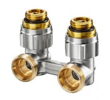 Узел нижнего подключения Oventrop Multiflex F ZB угловой 1/2 НР x 3/4 НР 1015884
