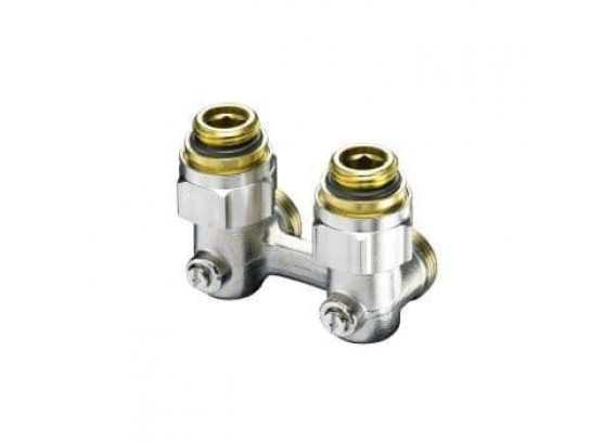 Узел нижнего подключения Oventrop Multiflex F ZB угловой 1/2 НР x 3/4 НР 1015884