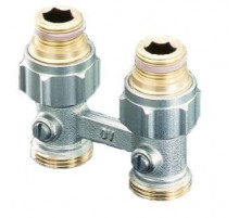 Узел нижнего подключения Oventrop Multiflex F ZB прямой 1/2 НР x 3/4 НР 1015883