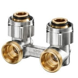 Узел нижнего подключения Oventrop Multiflex F ZB угловой 3/4 НГ x 3/4 НР 1015814