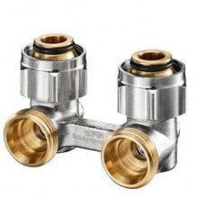 Узел нижнего подключения Oventrop Multiflex F ZB угловой 3/4 НГ x 3/4 НР 1015814