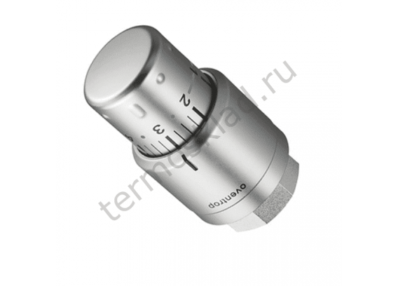 Термостат Oventrop Uni SH М 30x1.5 мм матовая сталь 1012085