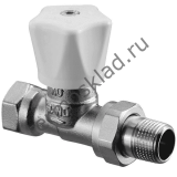 Вентиль с ручным приводом Oventrop HRV Ду 15 1/2 проходной прямой 1191604