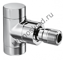 Вентиль на обратную подводку Oventrop Combi E угловой Ду 15 1/2 хром 1166052