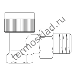 Термостатический клапан Oventrop A DN 20 для радиатора отопления угловой 1181006
