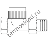 Термостатический клапан Oventrop A DN 25 для радиатора отопления прямой 1181108