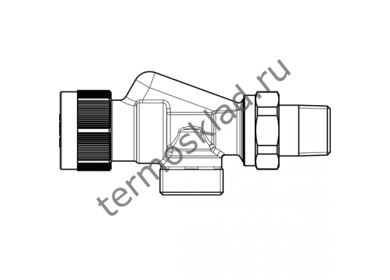 Термостатический клапан Oventrop A DN 15 осевой для радиатора отопления 1181492