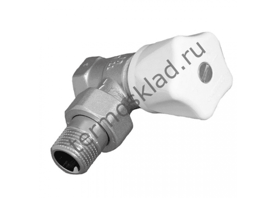 Вентиль с ручным приводом Oventrop HRV Ду 15 1/2 угловой 1191504