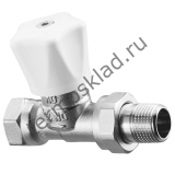 Вентиль с ручным приводом Oventrop HRV Ду 15 1/2 проходной прямой 1191604