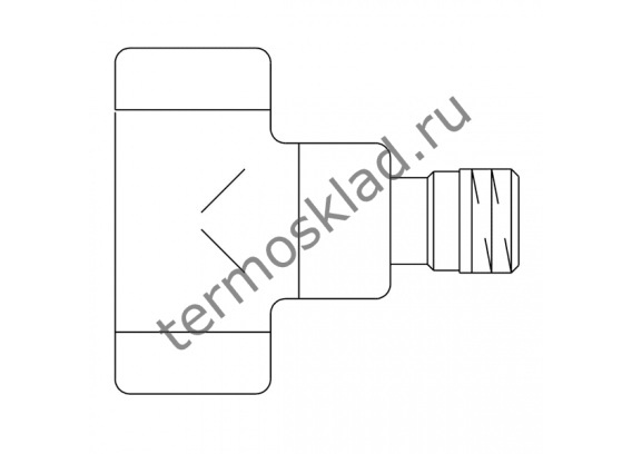 Вентиль на обратную подводку Oventrop Combi E угловой Ду 15 1/2 хром 1166052