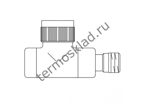 Термостатический клапан Oventrop Е Ду 15 1/2 для радиатора отопления прямой белый 1163162