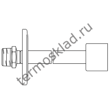 Комплект для настенного монтажа Oventrop Ду 15 1/2 белый 1169563