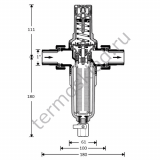 Фильтр Honeywell FK06 - 1 AAM с редуктором давления НС-0012945 самопромывной