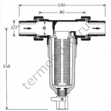Фильтр Honeywell FF06 - 1/2 AAM НС-0012947 самопромывной