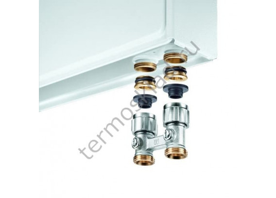 Узел нижнего подключения Oventrop Multiflex F ZB прямой 3/4 НГ x 3/4 НР 1015813
