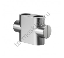 Декоративная крышка Oventrop Multiblock T/TU матовая сталь, проходная 1184090