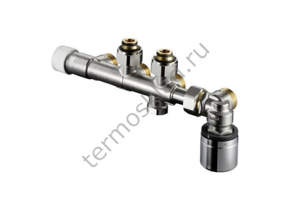Узел нижнего подключения Oventrop Multiblock T-RTL G 3/4 НР угловой 1184016