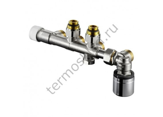 Узел нижнего подключения Oventrop Multiblock T-RTL Rp 1/2 ВР угловой 1184086