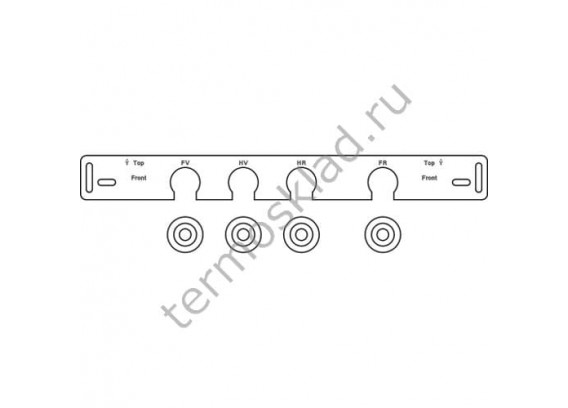Комплект для монтажа Oventrop Multiblock T-RTL и Multiblock TQ-RTL 1189094