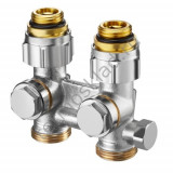 Узел нижнего подключения Oventrop Multiflex F ZBU прямой 1/2 НР x 3/4 НР 1015993