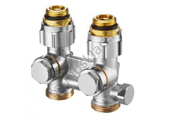 Узел нижнего подключения Oventrop Multiflex F ZBU прямой 1/2 НР x 3/4 НР 1015993
