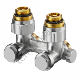 Узел нижнего подключения Oventrop Multiflex F ZBU угловой 1/2 НР x 3/4 НР 1015994