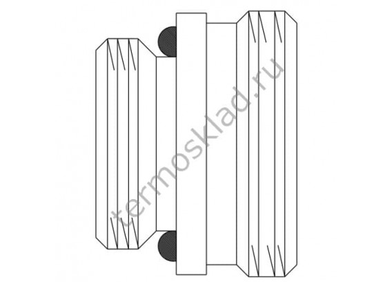 Переход Oventrop Multiflex V 1/2 НР x 3/4 НР коническое уплотнение 1028253