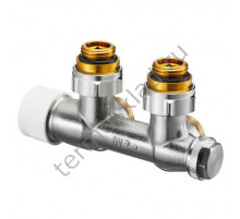 Узел нижнего подключения Oventrop Multiblock T Rp 1/2 ВР угловой 1184084