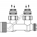 Узел нижнего подключения Oventrop Multiblock T Rp 1/2 ВР угловой 1184084