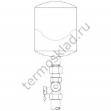 Клапан колпачковый Oventrop Expa-Con Ду 20 x 1 1089008