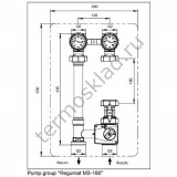 Насосная группа Oventrop Regumat M3-180 Ду 32 1355275