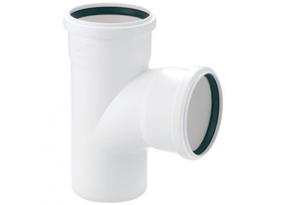 Тройник канализационный Rehau Raupiano Plus 110 х 110 мм 87° 11230051001