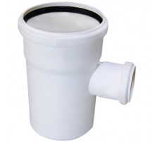 Тройник канализационный Rehau Raupiano Plus 110 х 75 мм 87° 11213441001