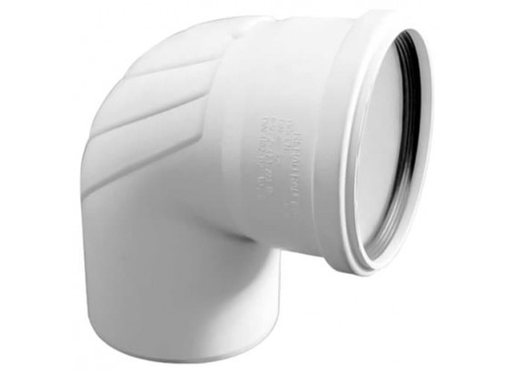Отвод канализационный Rehau Raupiano Plus 40 мм 87° 11230941001