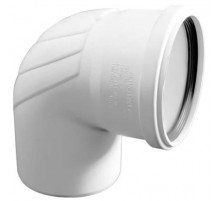 Отвод канализационный Rehau Raupiano Plus 90 мм 87° 11234141001