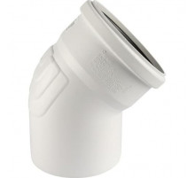 Отвод канализационный Rehau Raupiano Plus 90 мм 45° 11234041001