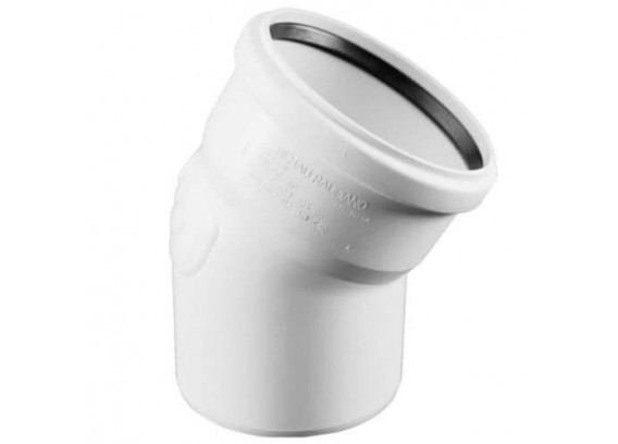Отвод канализационный Rehau Raupiano Plus 90 мм 30° 11233941001