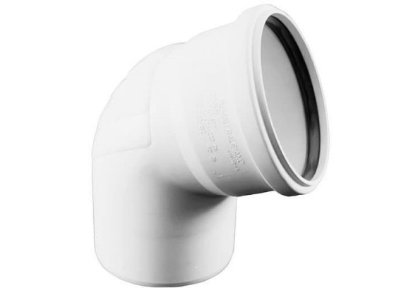 Отвод канализационный Rehau Raupiano Plus 110 мм 67° 11234541001