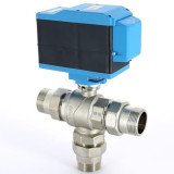 Кран трехходовой с сервоприводом Emmeti Modulo Compact 1 1/4 01425710