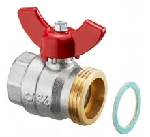 Шаровой кран для гребенки Oventrop Ду 25 G 1 BP х G 1 HP 1406384
