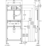 Инсталляция для писсуара Viega Eco Plus 461843