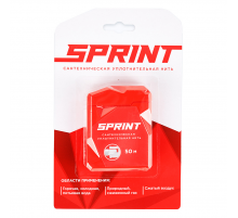 Нить уплотнительная для труб СантехМастер "SPRINT" 50 метров, бокс, блистер 61011