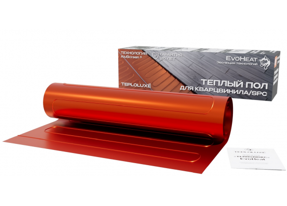 Нагревательный мат для теплого пола под кварцвинил Теплолюкс EvoHeat (5 метров) (200 Вт/2,5 кв.м) 100037128000