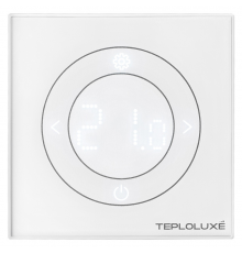Терморегулятор электронный Теплолюкс Solus Zen Wi-Fi белый, с белой рамкой 100000379100