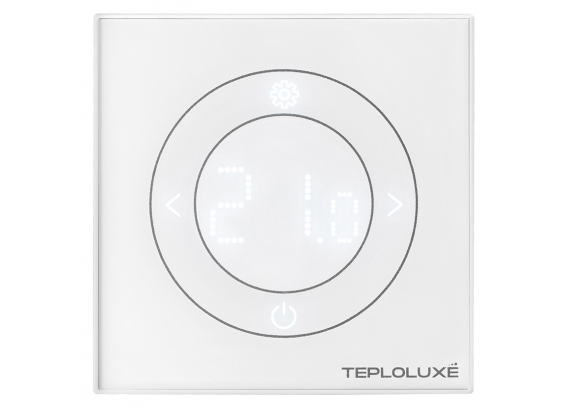 Терморегулятор электронный Теплолюкс Solus Zen Wi-Fi белый, с белой рамкой 100000379100