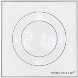 Терморегулятор электронный Теплолюкс Solus Zen Wi-Fi белый, с серебряной рамкой 100000379200