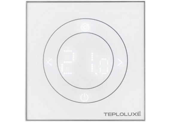 Терморегулятор электронный Теплолюкс Solus Zen Wi-Fi белый, с серебряной рамкой 100000379200