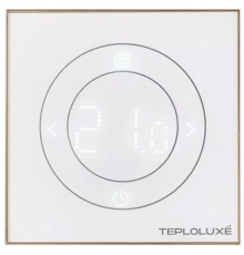 Терморегулятор электронный Теплолюкс Solus Zen Wi-Fi белый, с золотой рамкой 100000379300